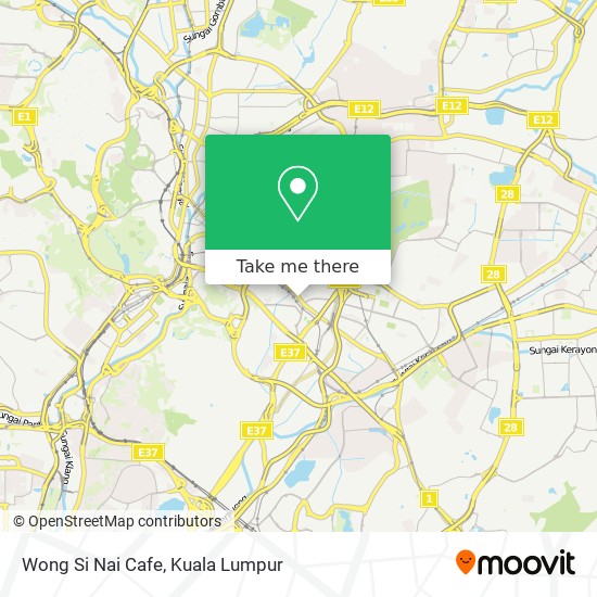 Peta Wong Si Nai Cafe