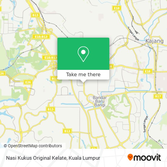 Nasi Kukus Original Kelate map