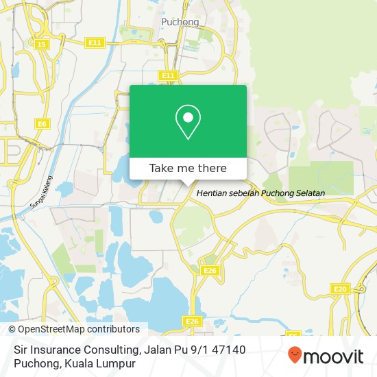 Sir Insurance Consulting, Jalan Pu 9 / 1 47140 Puchong map