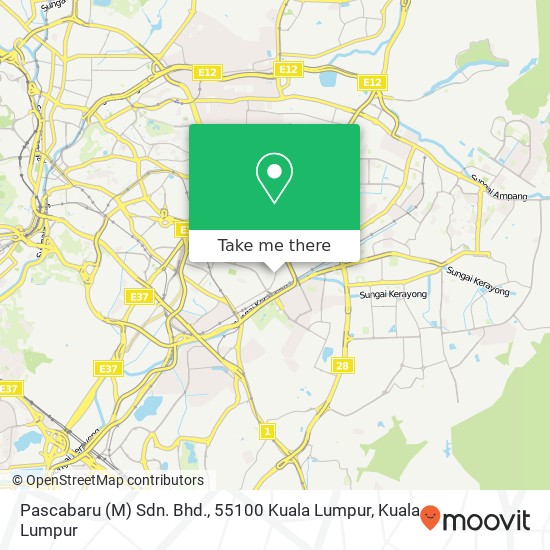 Pascabaru (M) Sdn. Bhd., 55100 Kuala Lumpur map