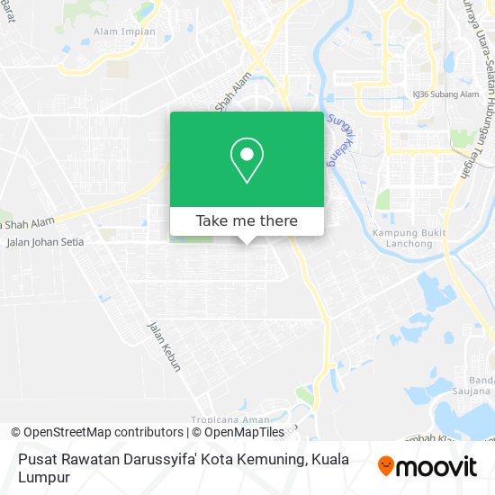 Pusat Rawatan Darussyifa' Kota Kemuning map