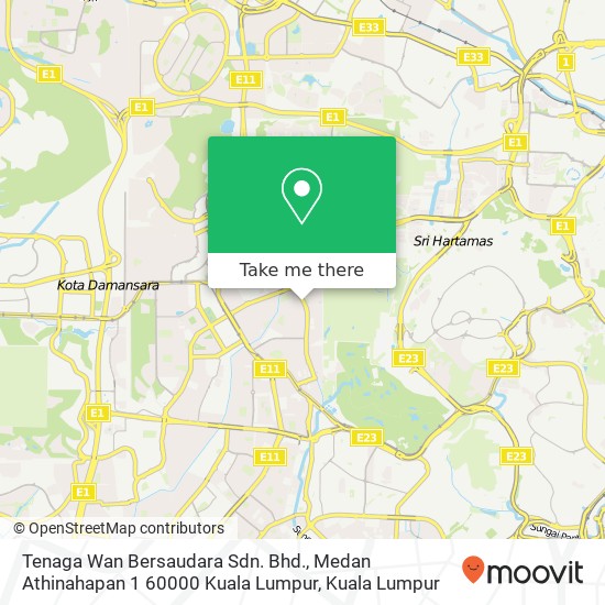 Peta Tenaga Wan Bersaudara Sdn. Bhd., Medan Athinahapan 1 60000 Kuala Lumpur