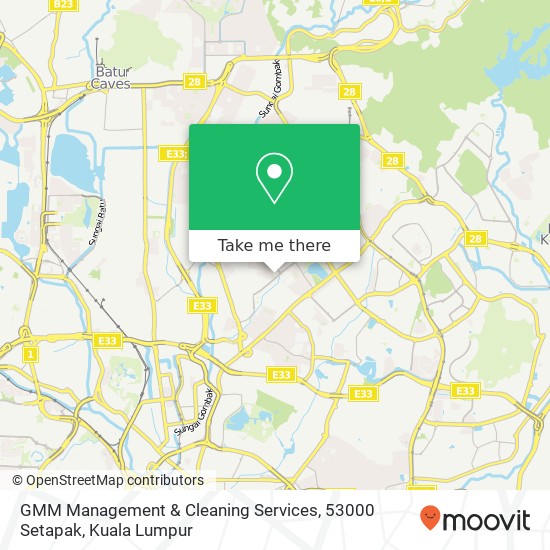 GMM Management & Cleaning Services, 53000 Setapak map