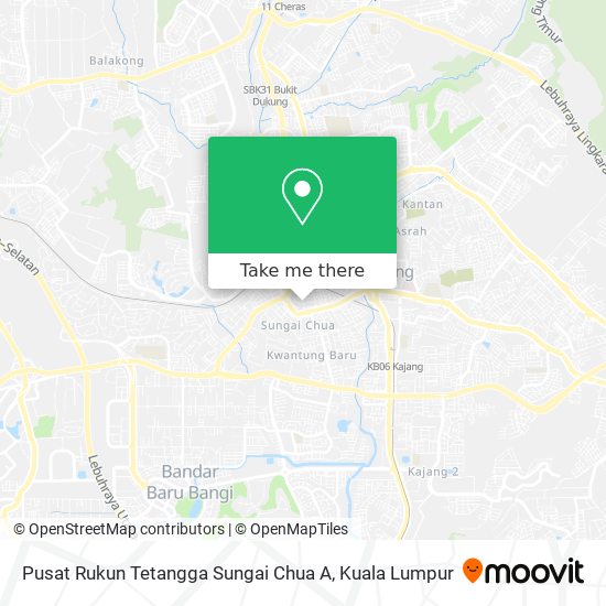 Pusat Rukun Tetangga Sungai Chua A map