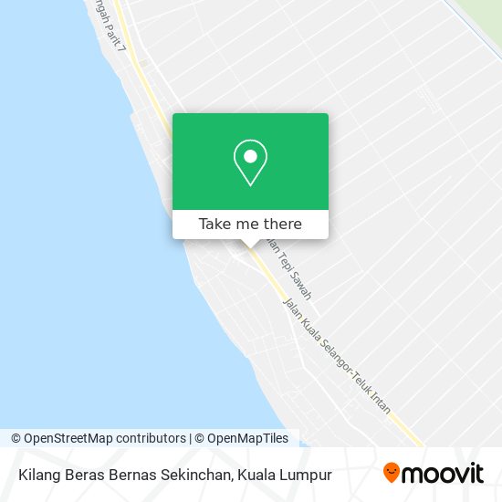 Kilang Beras Bernas Sekinchan map