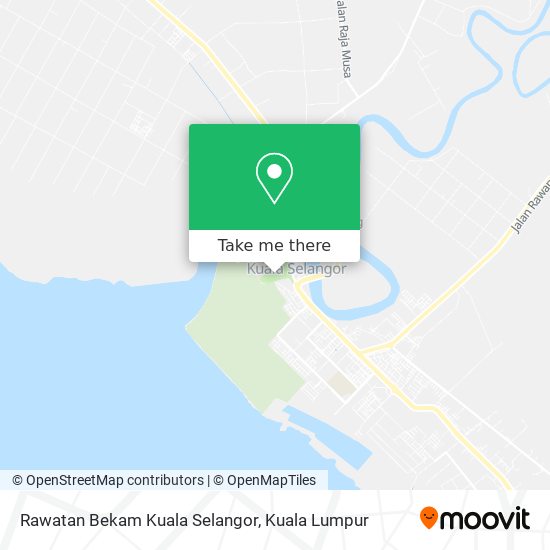 Peta Rawatan Bekam Kuala Selangor