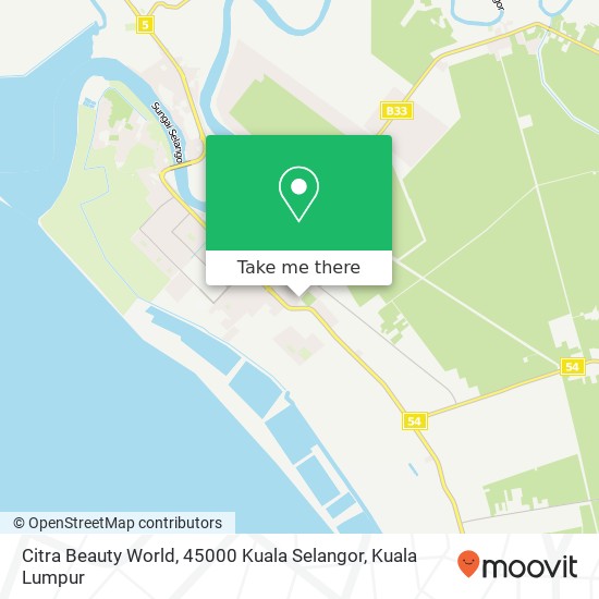 Peta Citra Beauty World, 45000 Kuala Selangor