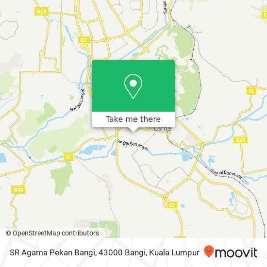 SR Agama Pekan Bangi, 43000 Bangi map