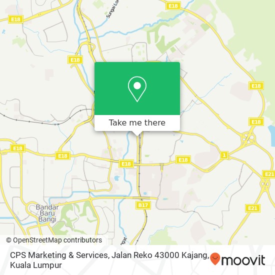 CPS Marketing & Services, Jalan Reko 43000 Kajang map