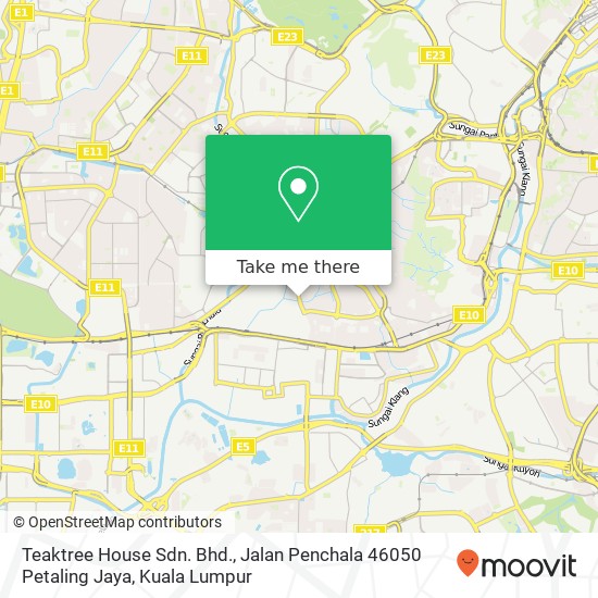 Peta Teaktree House Sdn. Bhd., Jalan Penchala 46050 Petaling Jaya