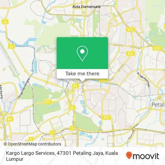 Kargo Largo Services, 47301 Petaling Jaya map