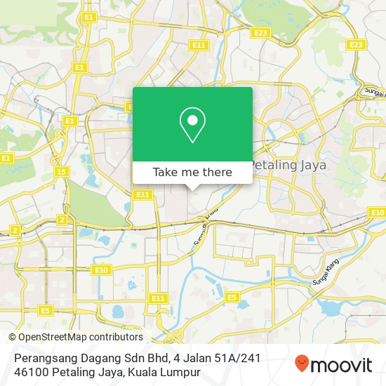 Perangsang Dagang Sdn Bhd, 4 Jalan 51A / 241 46100 Petaling Jaya map