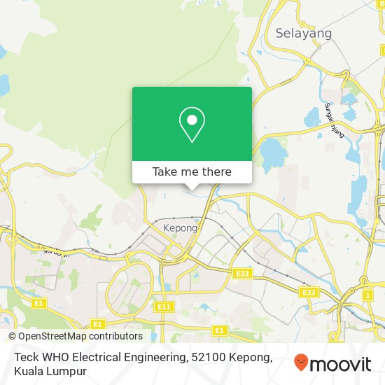 Teck WHO Electrical Engineering, 52100 Kepong map