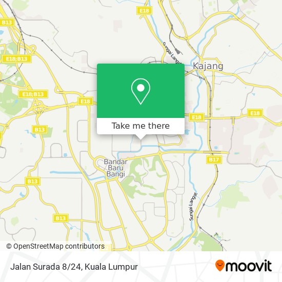 Jalan Surada 8/24 map