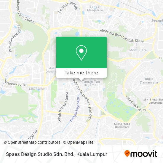 Spaes Design Studio Sdn. Bhd. map