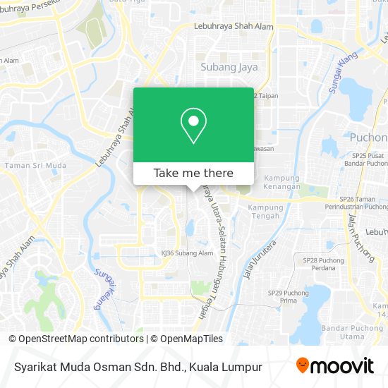 Syarikat Muda Osman Sdn. Bhd. map