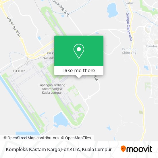 Kompleks Kastam Kargo,Fcz,KLIA map