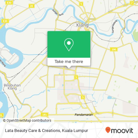 Lata Beauty Care & Creations map