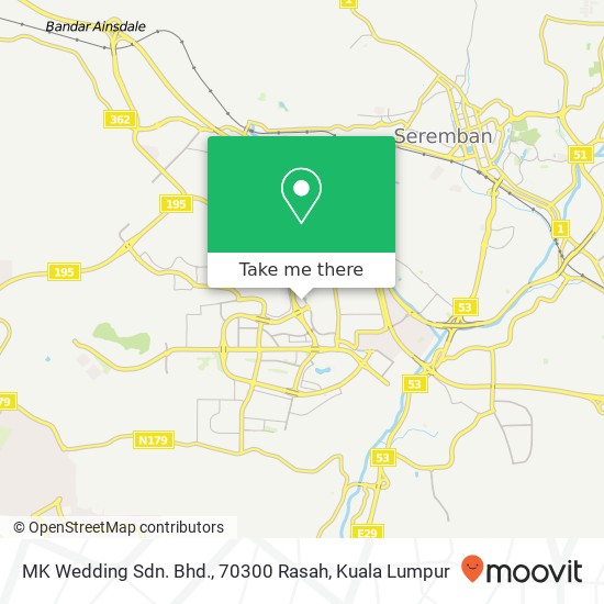 MK Wedding Sdn. Bhd., 70300 Rasah map