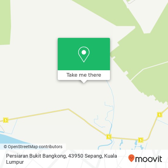 Persiaran Bukit Bangkong, 43950 Sepang map