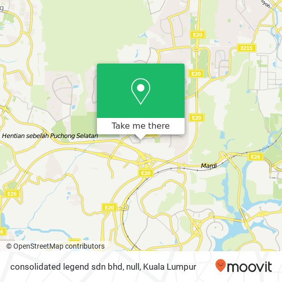 consolidated legend sdn bhd, null map