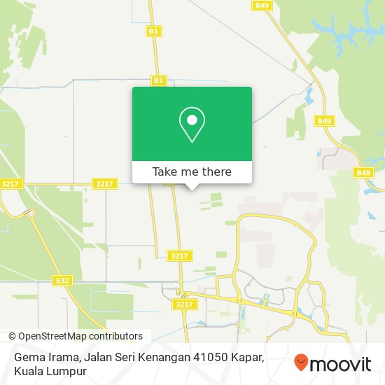 Gema Irama, Jalan Seri Kenangan 41050 Kapar map