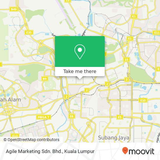 Agile Marketing Sdn. Bhd. map