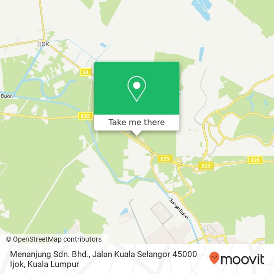 Menanjung Sdn. Bhd., Jalan Kuala Selangor 45000 Ijok map