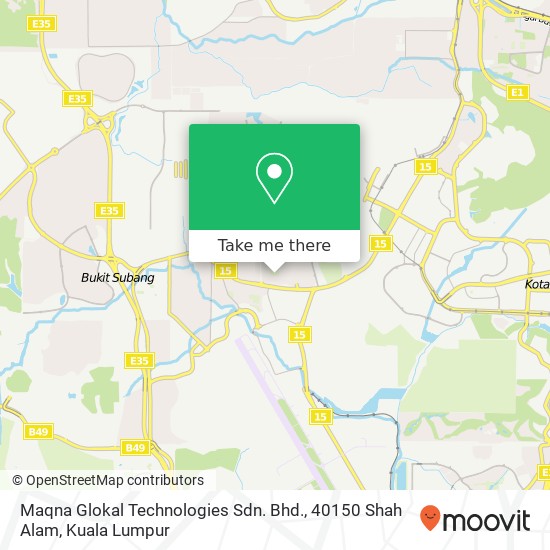 Maqna Glokal Technologies Sdn. Bhd., 40150 Shah Alam map