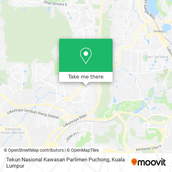 Tekun Nasional Kawasan Parlimen Puchong map