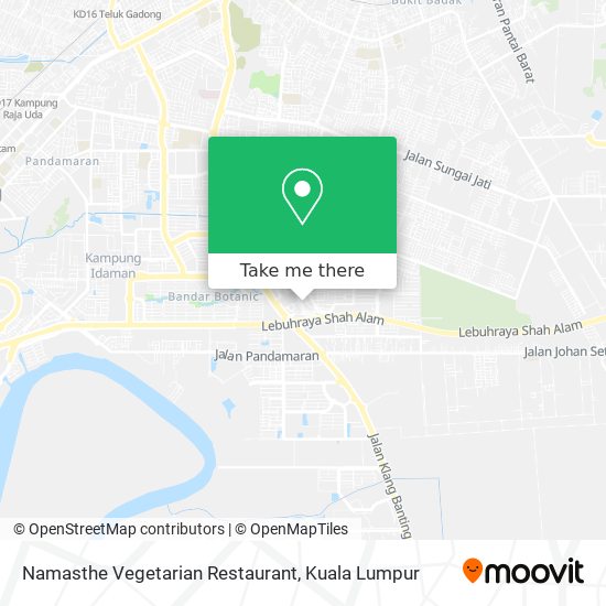 Namasthe Vegetarian Restaurant map