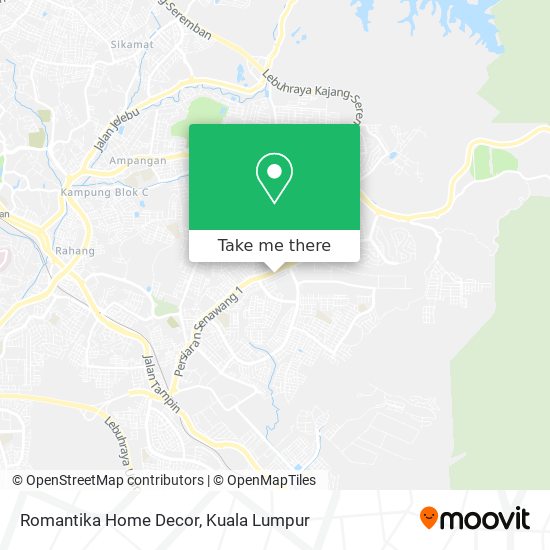 Romantika Home Decor map