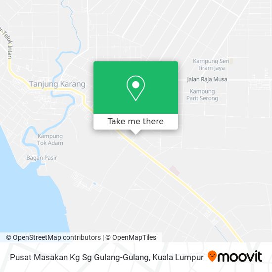 Peta Pusat Masakan Kg Sg Gulang-Gulang