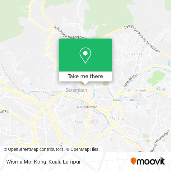 Wisma Moi Kong map