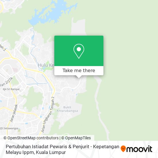 Peta Pertubuhan Istiadat Pewaris & Penjurit - Kepetangan Melayu Ippm