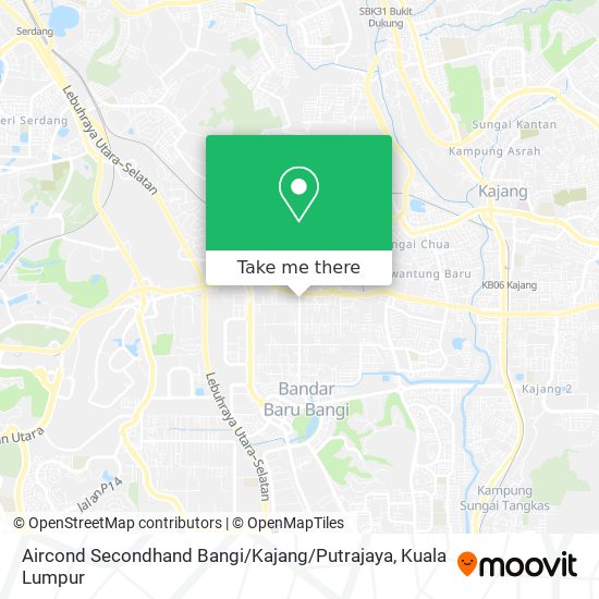 Aircond Secondhand Bangi / Kajang / Putrajaya map
