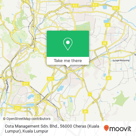 Osta Management Sdn. Bhd., 56000 Cheras (Kuala Lumpur) map