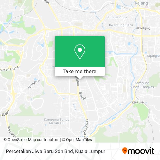 Peta Percetakan Jiwa Baru Sdn Bhd