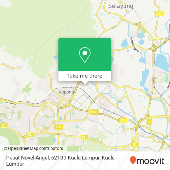 Pusat Novel Angel, 52100 Kuala Lumpur map