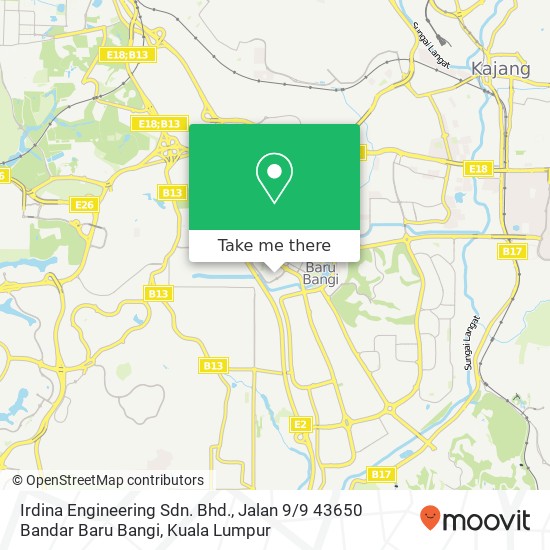 Irdina Engineering Sdn. Bhd., Jalan 9 / 9 43650 Bandar Baru Bangi map