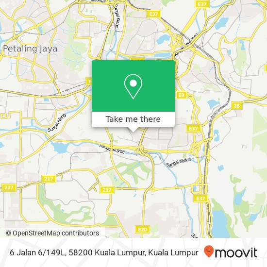 Peta 6 Jalan 6 / 149L, 58200 Kuala Lumpur