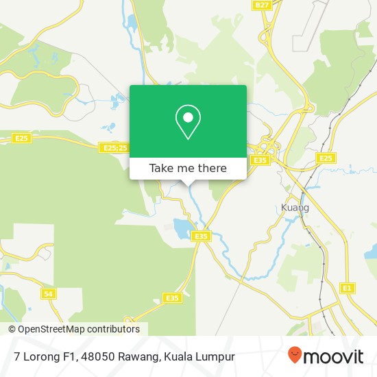 7 Lorong F1, 48050 Rawang map