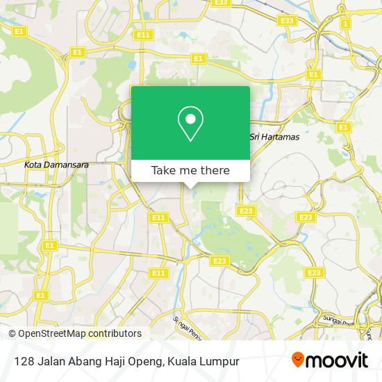 128 Jalan Abang Haji Openg map