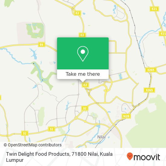 Twin Delight Food Products, 71800 Nilai map