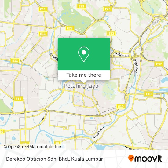 Derekco Opticion Sdn. Bhd. map