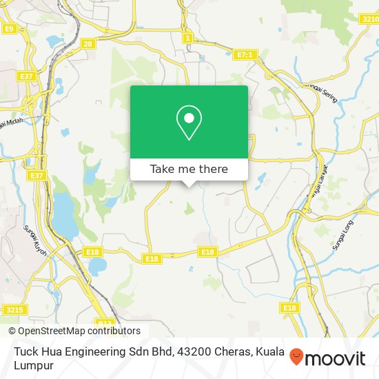 Tuck Hua Engineering Sdn Bhd, 43200 Cheras map