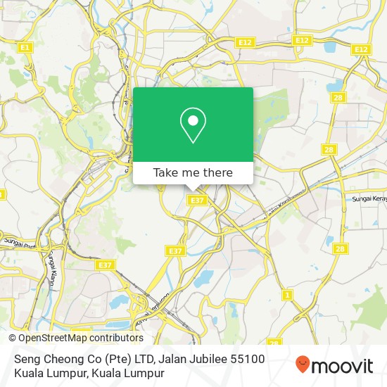 Seng Cheong Co (Pte) LTD, Jalan Jubilee 55100 Kuala Lumpur map