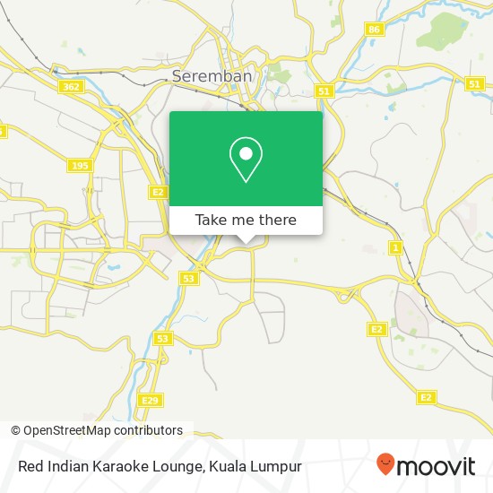 Red Indian Karaoke Lounge map