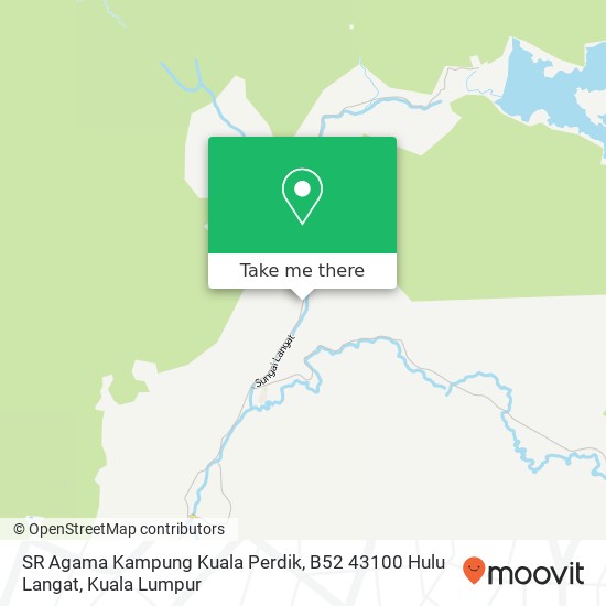 SR Agama Kampung Kuala Perdik, B52 43100 Hulu Langat map