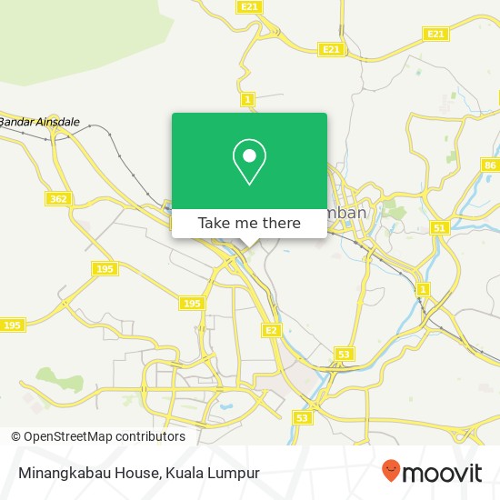 Minangkabau House map
